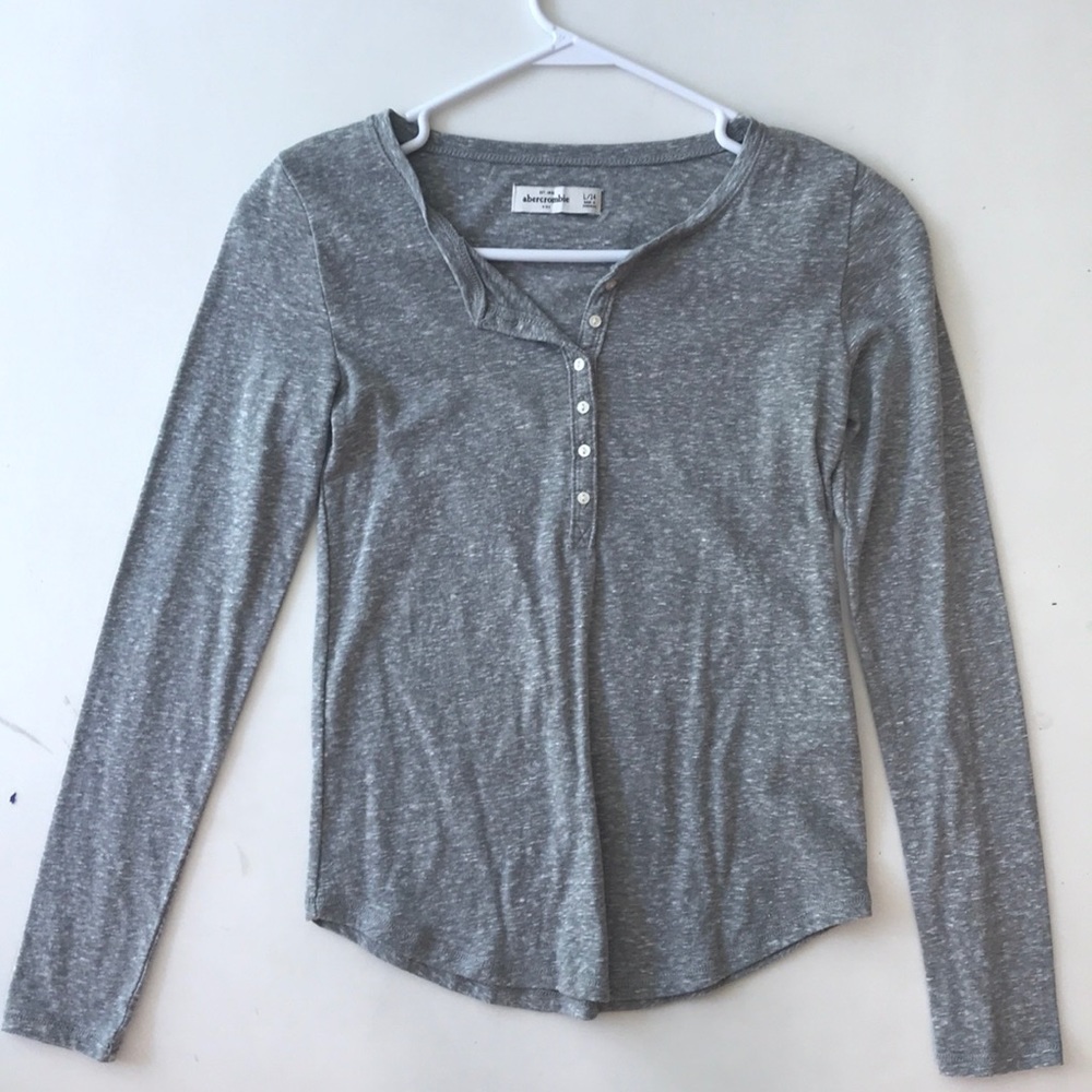 abercrombie gray top